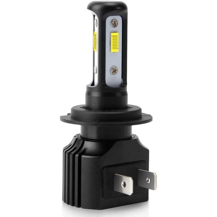 Ampoule LED H7 OPPULITE 100W - Phare Antibrouillard DRL - 1500LM 6500K - 360° - IP68 - 12-30V