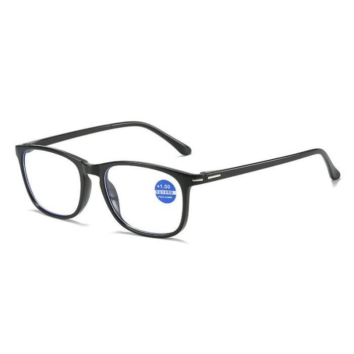 Lunettes De Lecture Noires Légères - Dioptrie +4 - Marque New Time - Neuf Avec étiquettes
