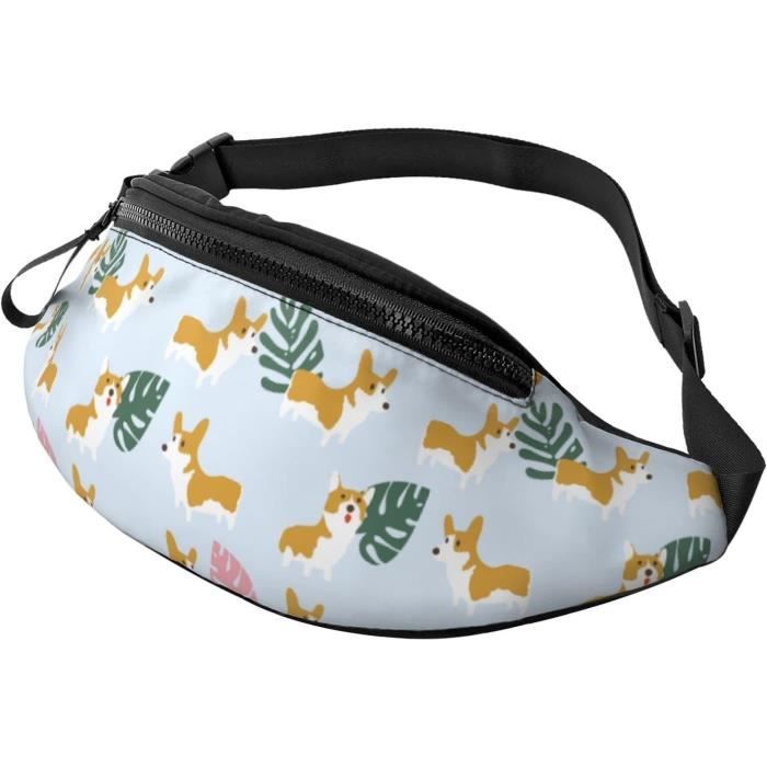 Sac Banane Réglable Qjjinxior Pour Course, Rando - Polyester, 20x13 Cm, Idéal Pour Téléphone, Clés - 2