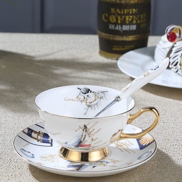 Service à café avec soucoupes,Créativité nordique Design moderne Art