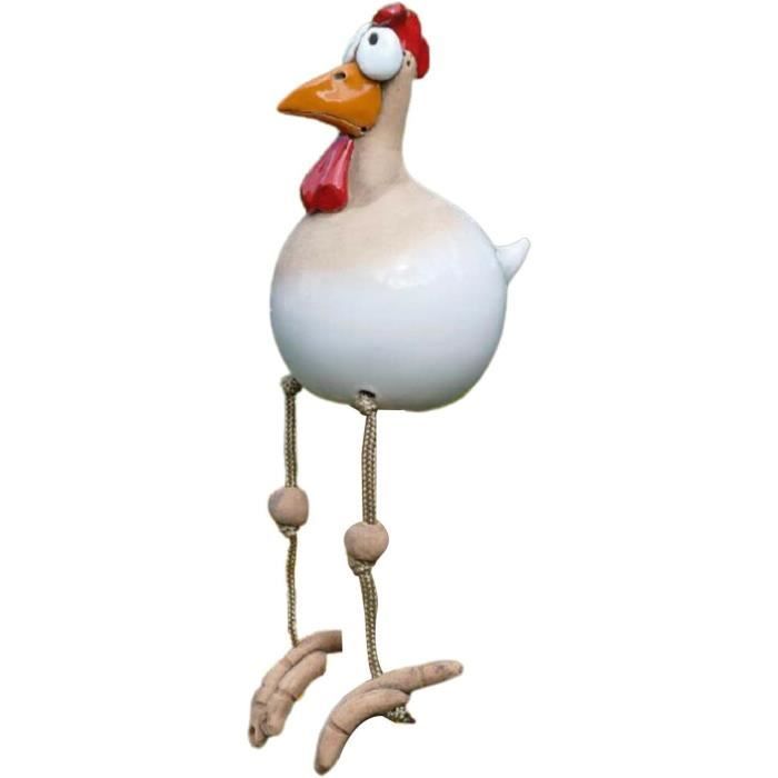 Décoration De Bureau En Acrylique 2D Motif Poulet - 18.7x18 Cm - Multicolore
