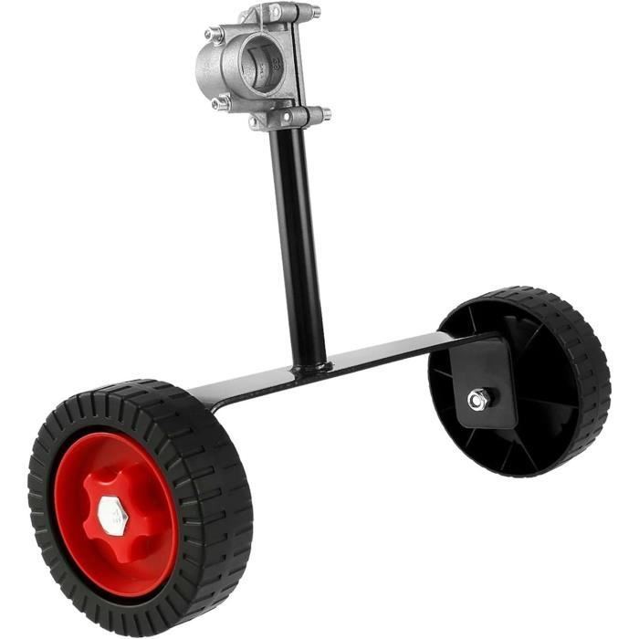 Jeu de roues réglables pour débroussailleuse, coupe-bordures et