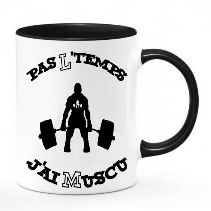 Mug Humour Bicolor Musculation Pas L Temps J Ai Muscu Chope Mug Noir Blanc Sport Force Halterophilie 11oz 325ml Cdiscount Puericulture Eveil Bebe Mug Humour Bicolor Musculation Pas L Temps J Ai Muscu Chope Mug Noir Blanc Sport Force Halterophilie 11oz 325ml Cdiscount Puericulture Eveil Bebe