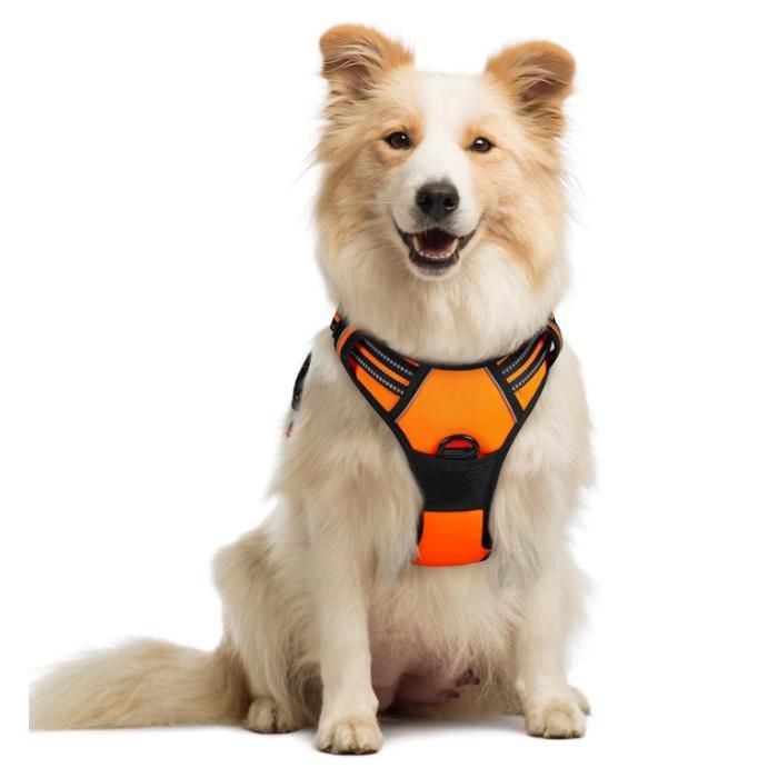 Comparer les prix de Rabbitgoo Harnais Chien Harnais pour Chien- 38-71 cm taille M -- Anti Traction Réglable Réfléchissant Matériau Respirant