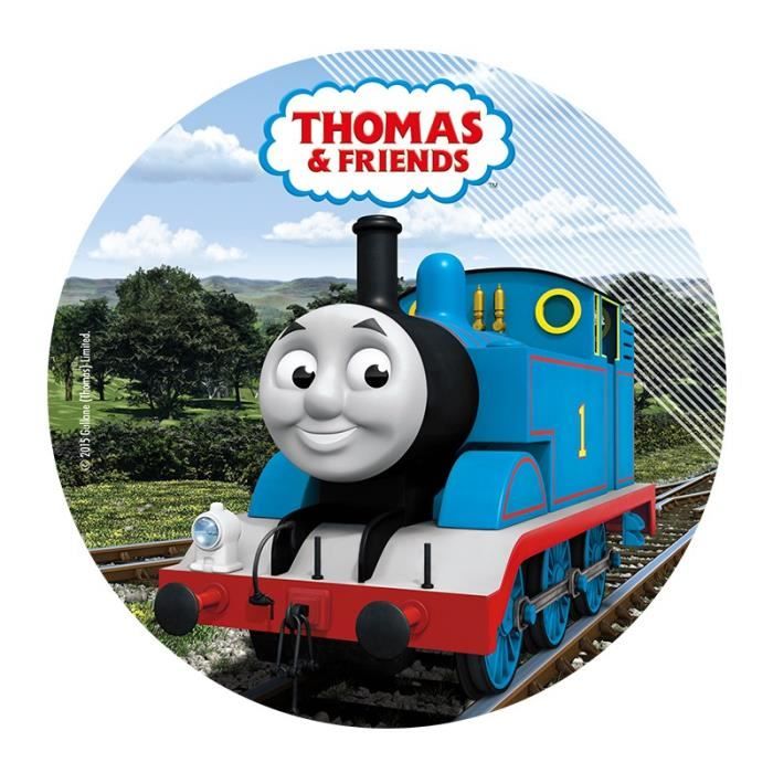 Disque En Sucre Cm Thomas Le Petit Train Decor Gateau Anniversaire Cdiscount Maison