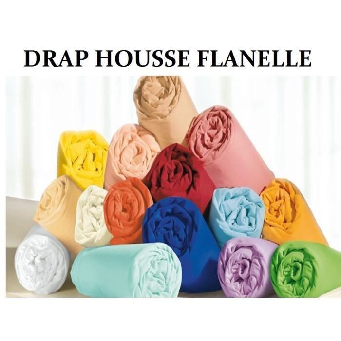 Drap Housse Flanelle 140×190 Pas Cher