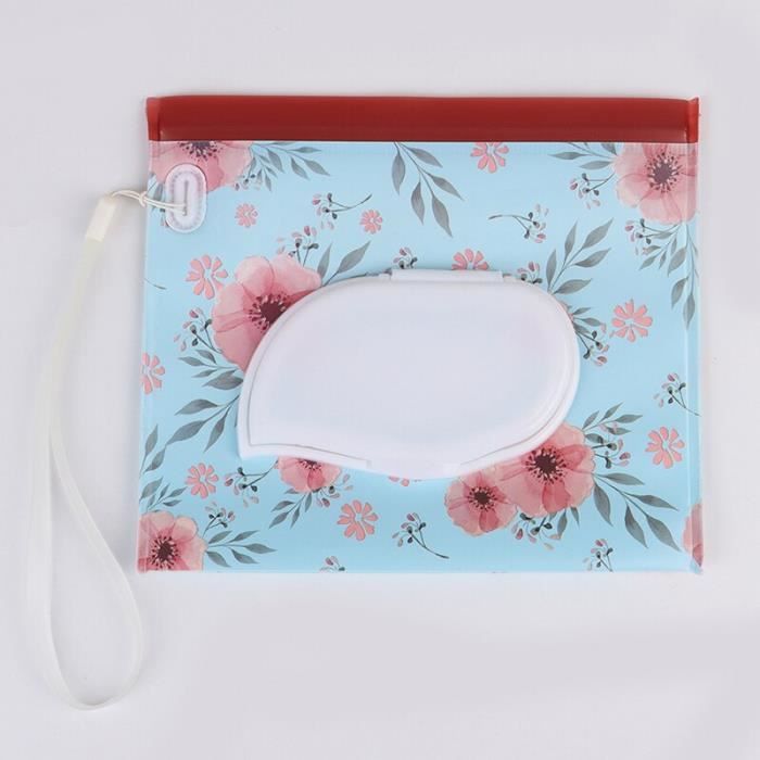 Boîte à Lingettes Humides Réutilisable Suspendue - Porte Lingettes De Voyage, Étui Rechargeable Pour Poussette, Maison (Vert) - 9