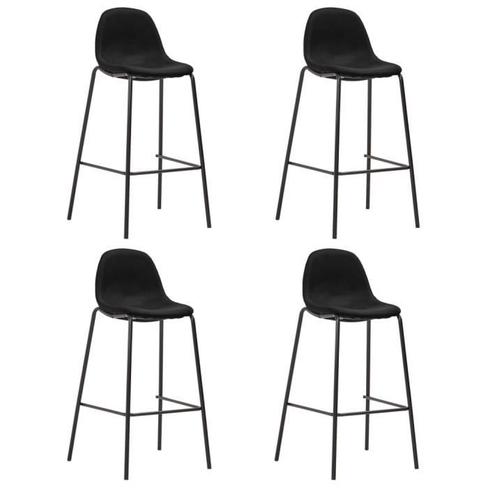 🍁8926Magnifique- Lot de 4 Tabourets de bar Chaises de bar- Hauteur Réglable Tabouret de comptoir Tabourets Hauts - Style Industriel