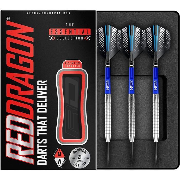 Fléchettes En Acier Style Tungstène Winmau Barbarian | 24g | 6-2302.24
