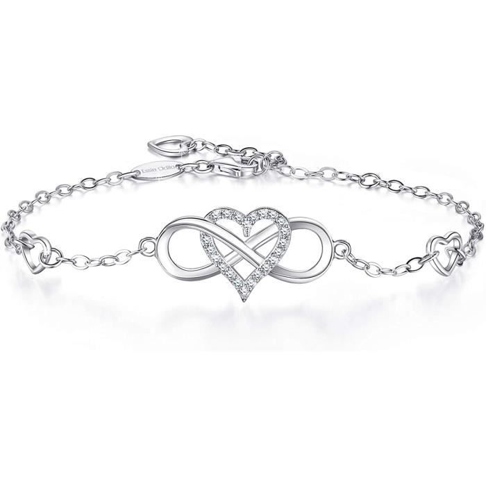 Plaqué Or Bracelet Infini Coeur 563758C01 Pandora Bracelet Fermoir