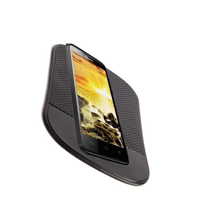Support de Téléphone pour Clés Tapis Antidérapant en Silicone Pièces de Monnaie Tapis de Rangement pour Tableau de Bord Tasses Plateau de Tableau de Bord de Voiture