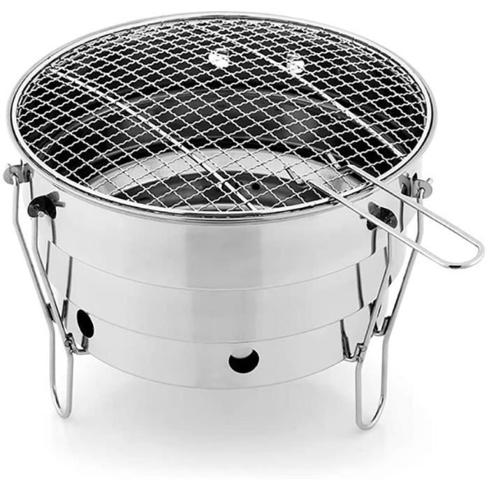 Barbecues sur pieds Barbecue Portable, Barbecue au Charbon de Bois
