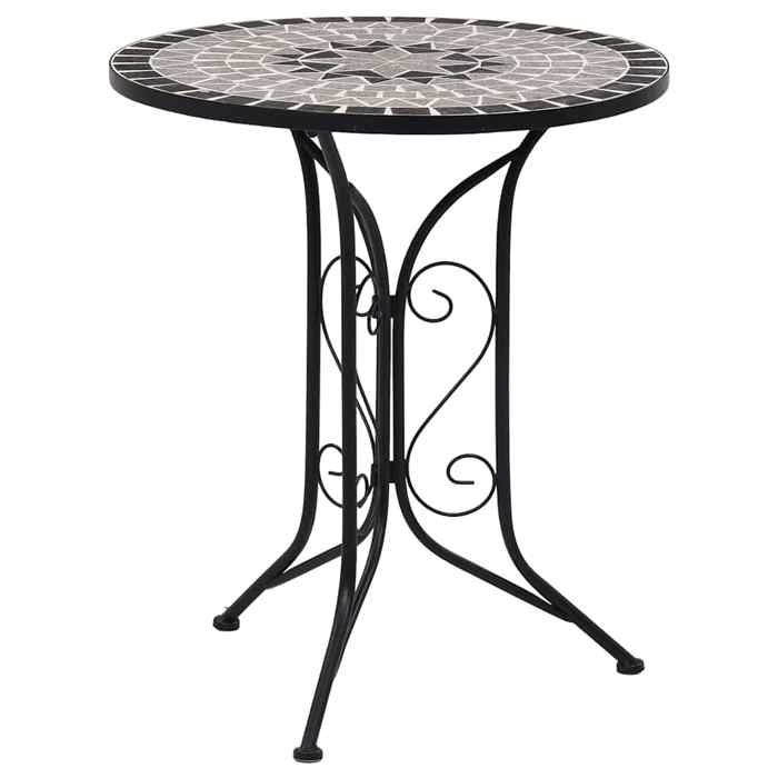 vidaXL Table de bistro mosaïque - vue 2