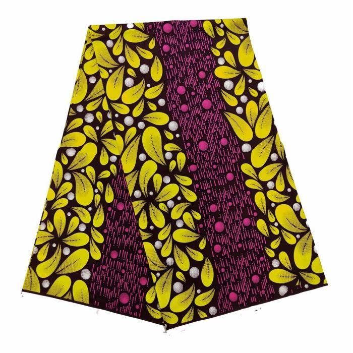 Tissu Imprimé Africain Ankara - 100% Coton - Motif Wax - Vendu Au Mètre