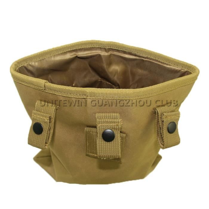 Pochette de déversement tactique Pochette de magazines Molle Chasse Airsoft Pist