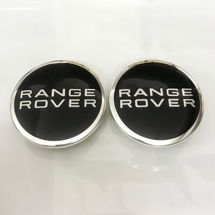 Lot De 4 Cache-Moyeux 62 Mm Noir Pour Land Rover Range Rover Sport II 2013-2017 – Enjoliveurs Centre De Jante ABS – Look Sport & Élégant