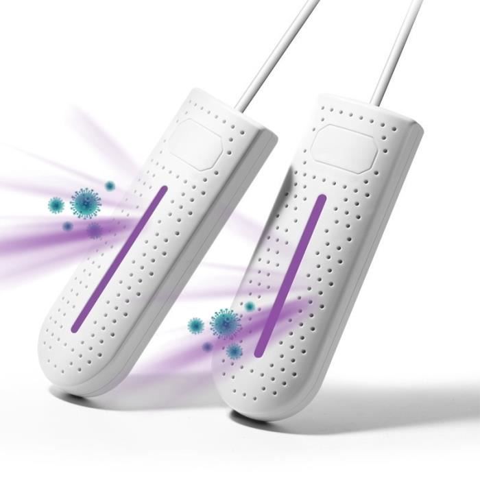 Sèche-chaussures USB Avec UV Et Batterie Externe 5000 MAh – 46°C, 8 W, Portable