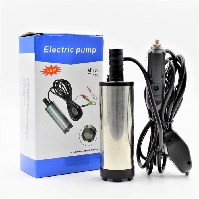 Pompe à Air De Secours 12V Pour Voiture - Compacte Avec Connecteur Allume-cigare Et Jauge - Idéale Pour Pneus, Ballons, équipements Gonflables - 10