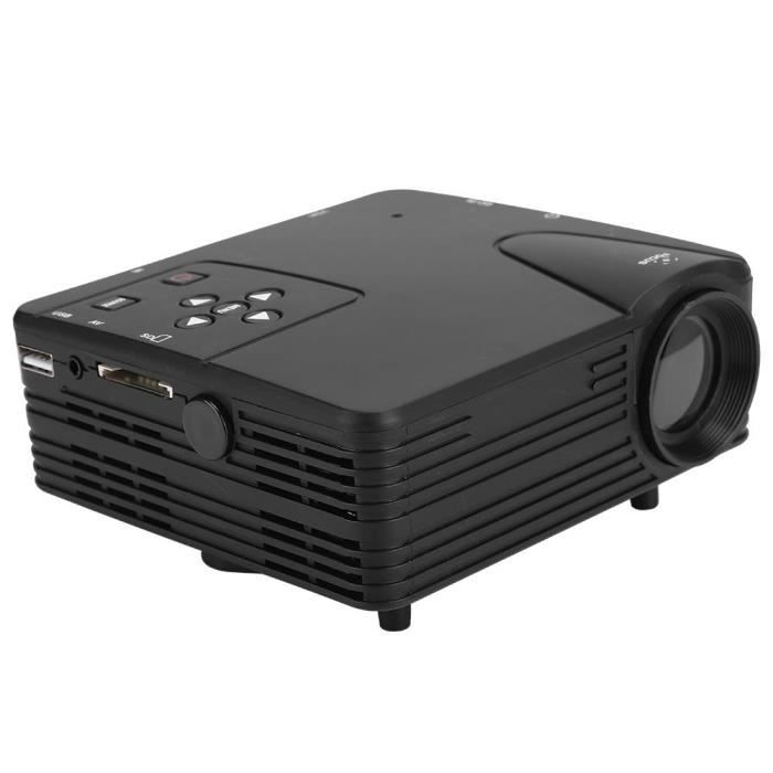 ZJCHAO 1080P Projecteur Mini projecteur portable 1920x1080 80LM Home