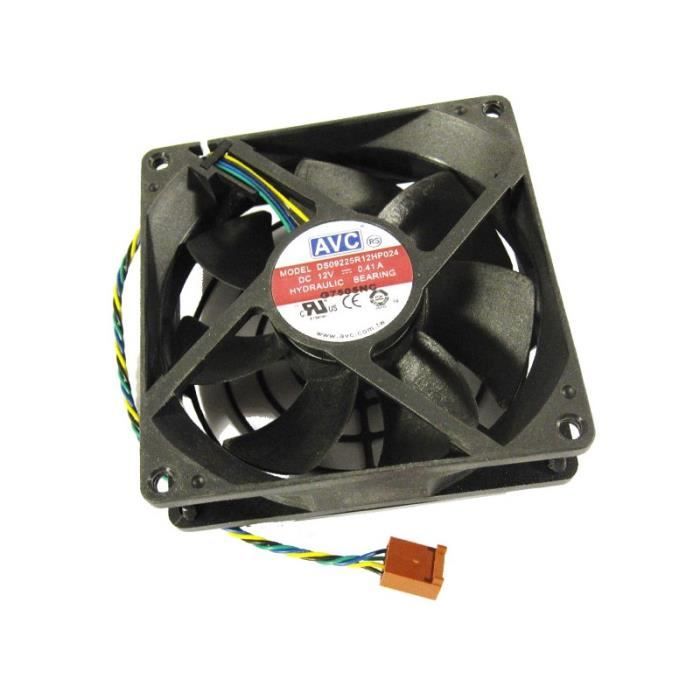 Ventilateur PC AVC DS09225R12HP024 92x92x25mm DC 12V 4-Pin Fil 15cm Cooling  Fan - Cdiscount Bricolage