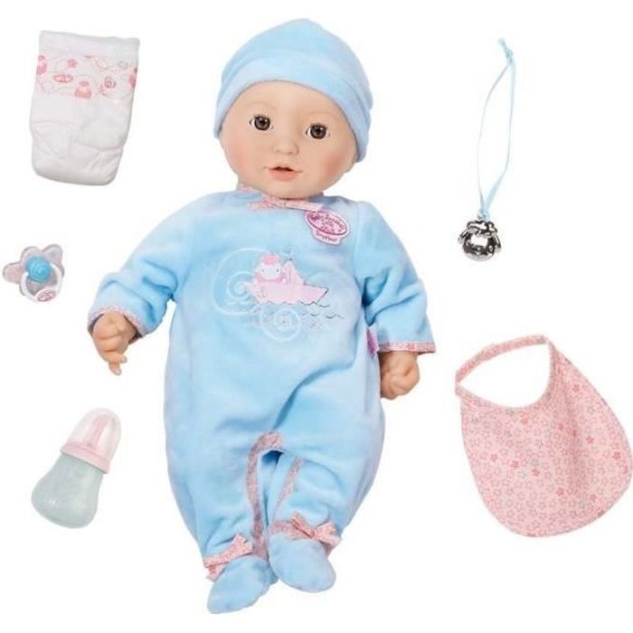 ~ Baby Annabell-Little Annabell doll 36 cm-Corps mou NEW BOXED Bouteille & Chapeau 