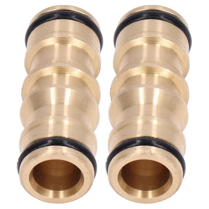 Raccord Laiton 1/4 NPT 90° - Mâle à Femelle Pour Eau/Gaz/Carburant - Create Idea 2pcs