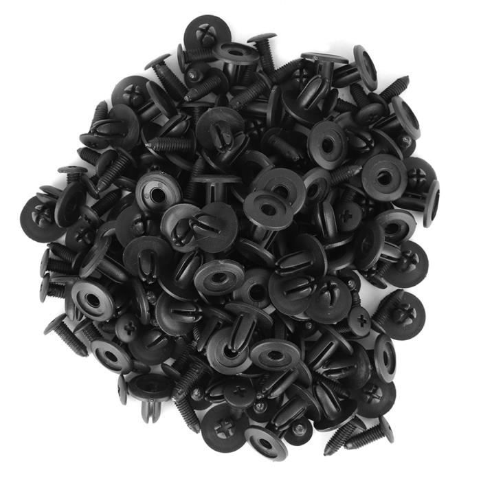 Clips Pare-chocs Intérieur Auto MWC9134 - Lot De 50 Pièces, Fixation Panneaux Porte, Installation Facile