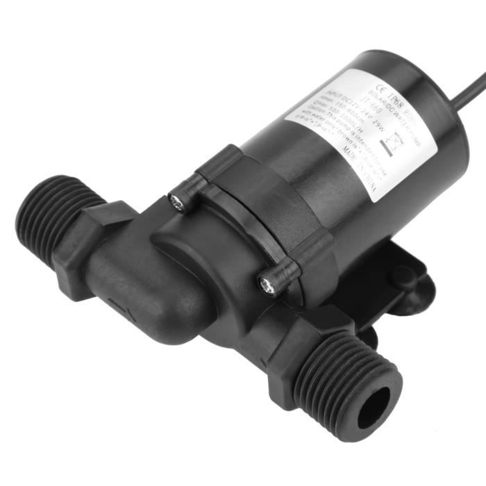 Pompe à eau DC Mini pompe à eau sans balai DC pour chauffe-eau solaire ...