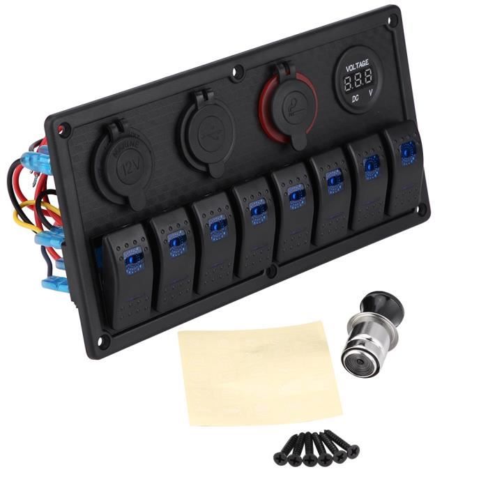 12 V LED bleu voiture Auto On Off interrupteur /à bascule /à bascule pour Toyota Hilux Landcruiser VIGO Duokon Interrupteur /à bascule DRIVING LIGHTS