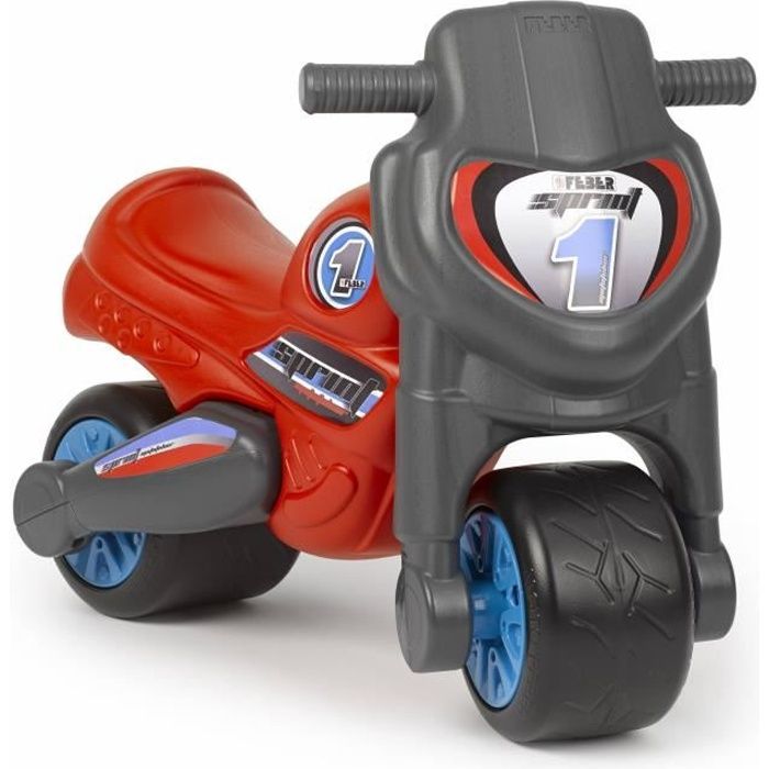 Porteur pour enfant Motofeber 1 Sprint - rouge - FEBER - trotteur stable avec roues larges