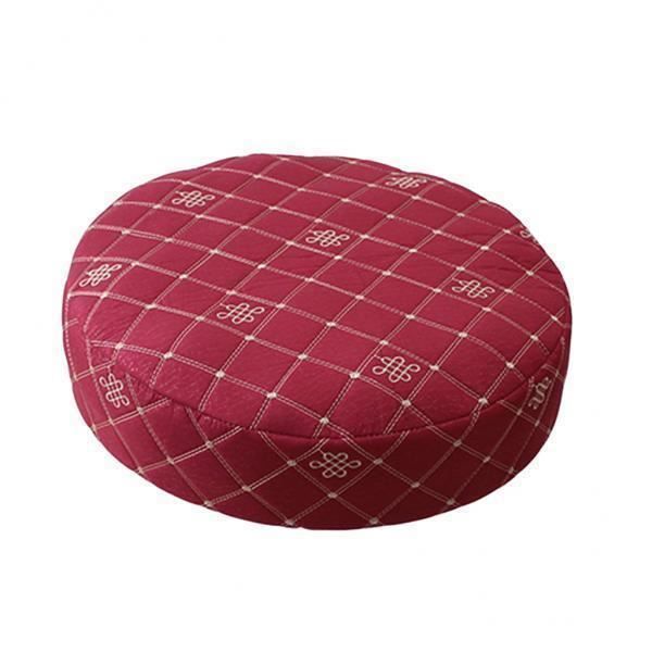 Housse De Tabouret De Bar Ronde – Tissu Peluche Doux, élastique Et Riche En Couleurs (lot De 4, Bordeaux)