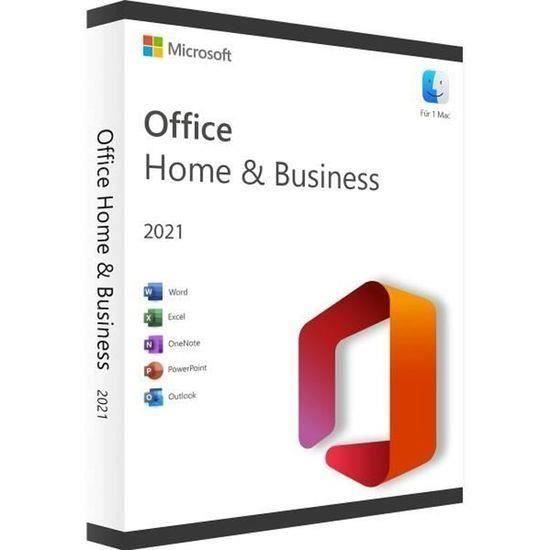 Microsoft OFFICE 2021 Home and Business | pour MAC | Activation en ligne