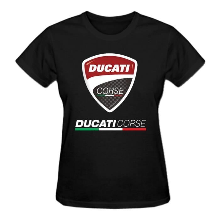 Ducati Corse/'14 manches courtes t-shirt shirt noir NEUF!!!