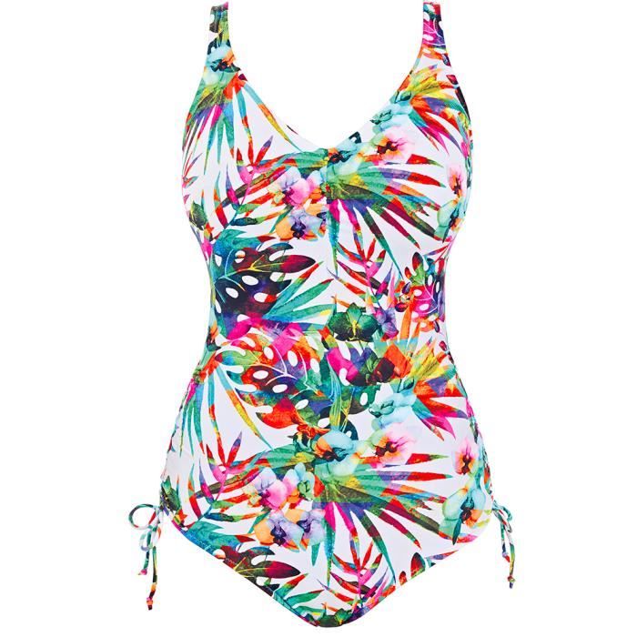 Maillot De Bain Une Piece Decollete V A Armatures Fantasie Margarita Island Multi Imprime Floral Cdiscount Pret A Porter