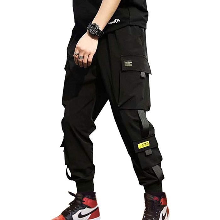 Pantalon de jogging pour hommes - Punk Cargo - Darius Jogger - Noir - Running - Homme
