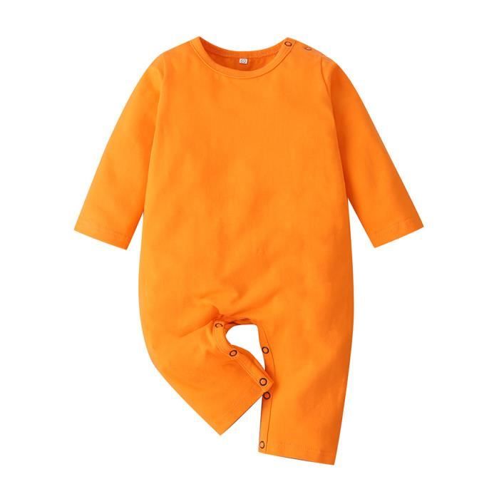 Barboteuse Bébé Polaire Manches Longues - Pour 3 à 18 Mois - Ouverture Boutonnée Facile - Tissu Doux Non Pelucheux