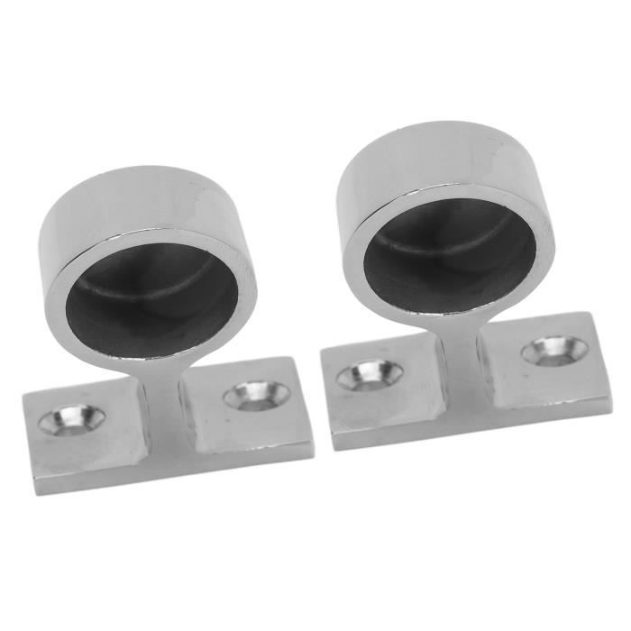 Base Rectangulaire Acier Inoxydable 316 Pour Main Courante Bateau - Résistante Intempéries