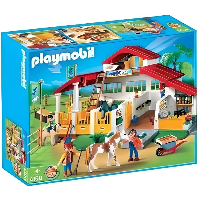 Playmobil - 4190 - Jeu de construction - Centre équestre - Cdiscount Jeux -  Jouets