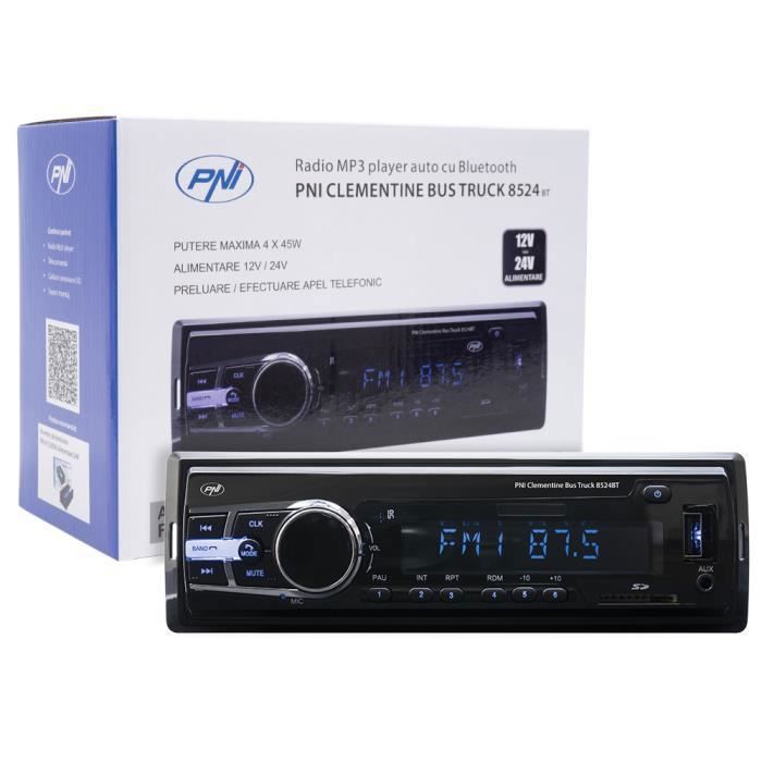 EBTOOLS Lecteur auto Radio FM de Voiture 12V Lecteur Audio Bluetooth