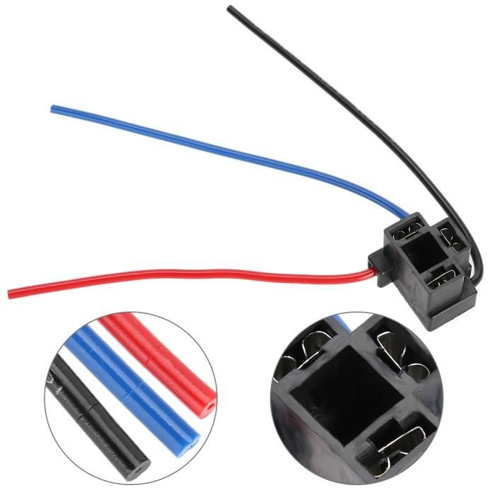 ABSOPRO Connecteur De Réparation De Phare 10 Broches (Femelle) Pour Renault – 1,5mm, 14V, 1,5-10A, Noir/Orange