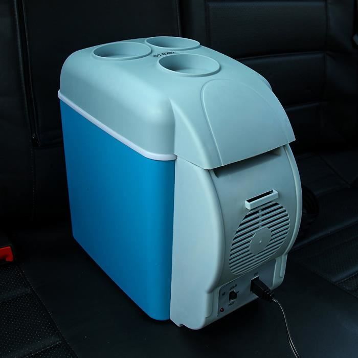 Réfrigérateur Portable Voiture 12V 7,5L - Refroidissement Rapide Pour Camping, Bière, Fruits De Mer - Neuf, Vert
