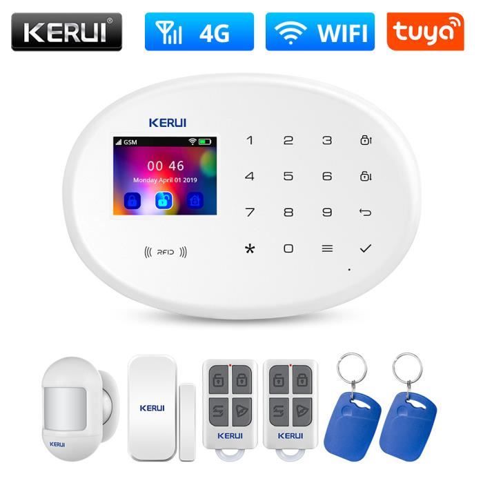 Alarme Maison KERUI W181 Sans Fil, WiFi/Tuya, Compatible Alexa Et Google - Neuve