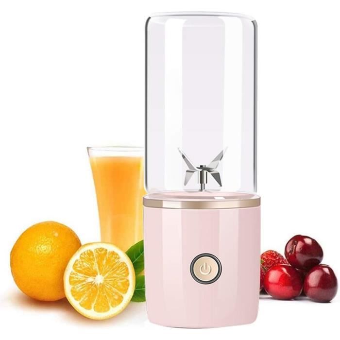 Extracteur De Jus Portable Rechargeable - Mixeur Sans Fil 400 Ml - Parfait Pour Smoothies En Déplacement