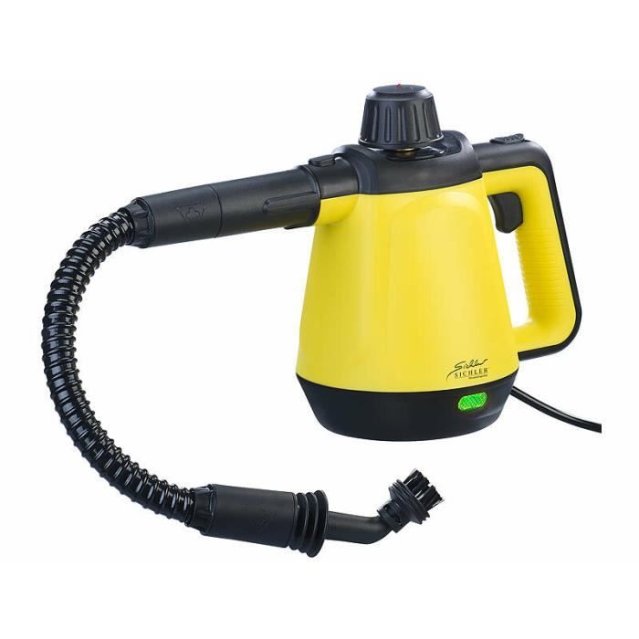 Nettoyeur vapeur balai - SICHLER HAUSHALTSGERATE - DB-300.b - 1200 W - 16 accessoires - 350 ml - Sichler Haushaltsgerate