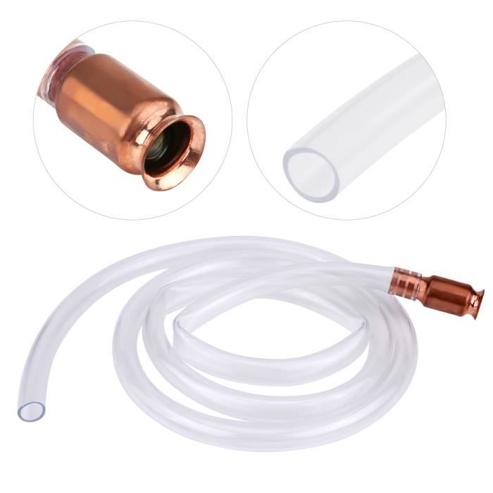 2 Pompes à Carburant Manuelles Universelles - Transfert Essence, Huile, Eau | Pour Tondeuse, Moto, Aquarium