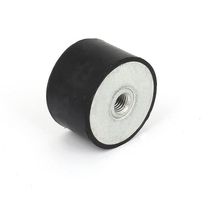 Lot De 4 Supports Anti-vibration En Caoutchouc – 20x30 Mm, Goujons M6 X 18 Mm – Pour Moteurs, Pompes, Machines - 5