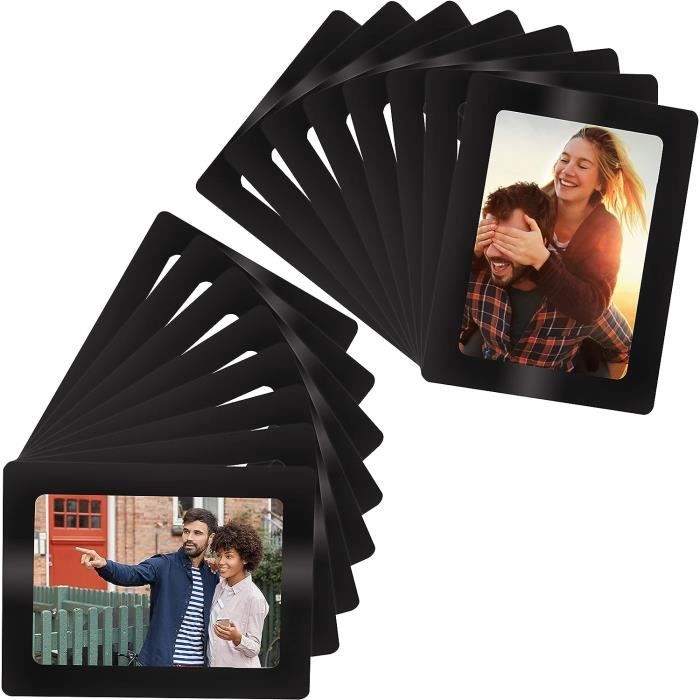10 Feuilles Cadre Magnetique PP Cadres Photo Magnet Frigo