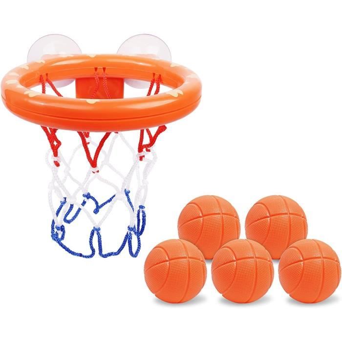 Vicloon Panier Basket Enfant,Panier de Basket pour Bébé Ensemble de Mini  Panier de Basket avec 5 Pièces Balles,Jouet de Bain,Min119 - Cdiscount Sport