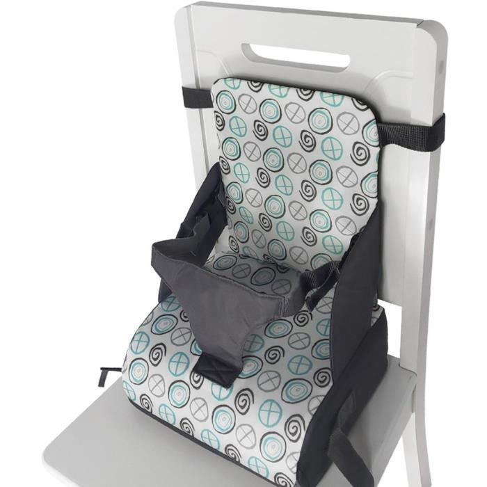Réhausseur de siège bébé pliable - LZQ - Siège de table 6-36 mois - Gris -  Tissu Oxford - Acier inoxydable - ABS - Cdiscount Puériculture & Eveil bébé