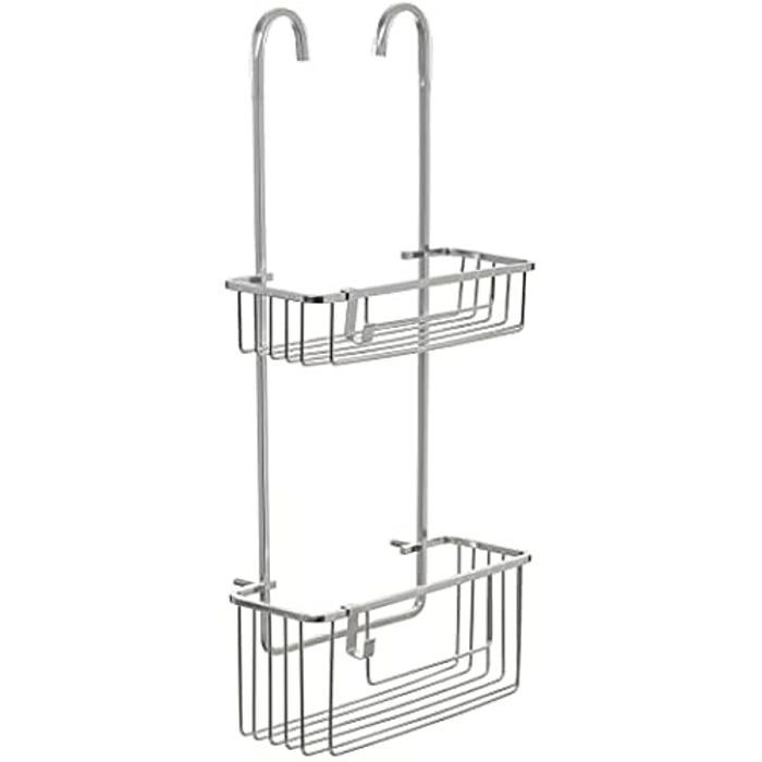 Étagère de Douche - TATAY - Modèle 2 hauteurs - Aluminium anodisé - 100% Inoxydable - Design Moderne Étagère de Douche - TATAY - Modèle 2 hauteurs - Aluminium anodisé - 100% Inoxydable - Design Moderne